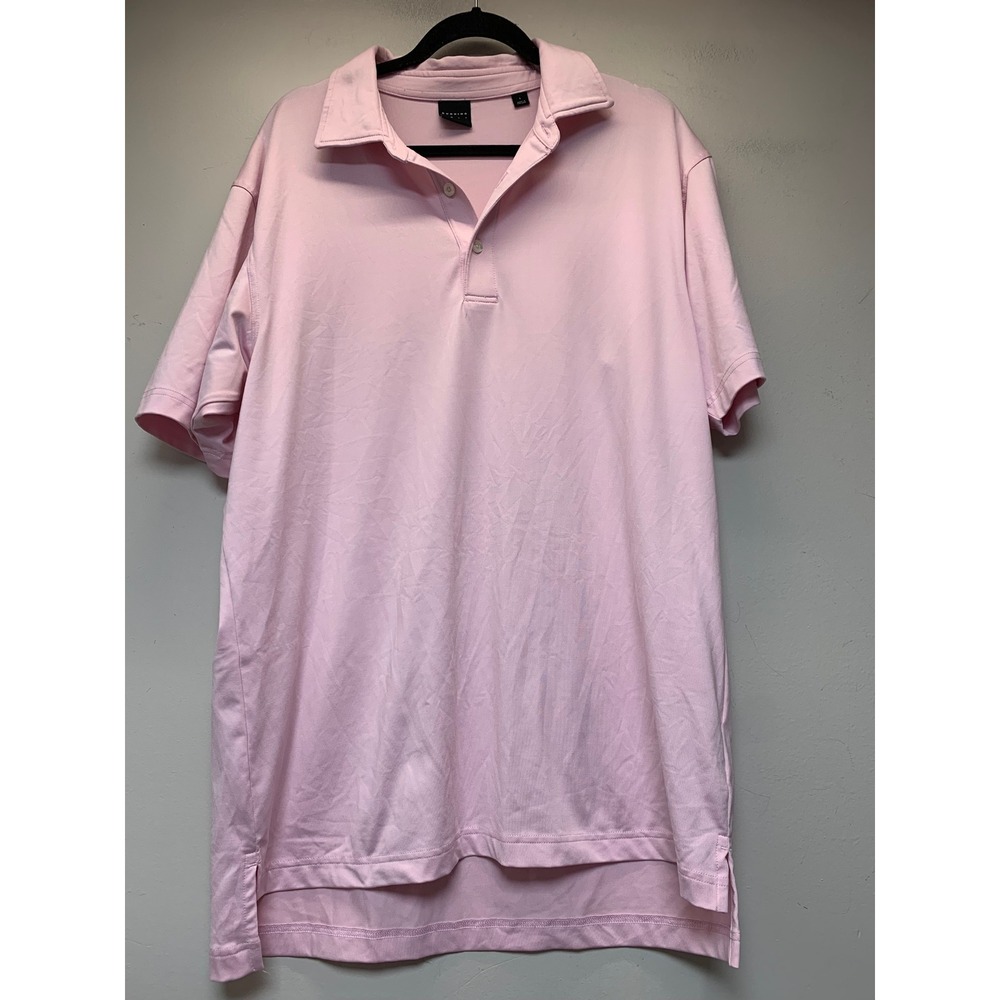 Dunning Golf Polo Shirt Mens‎ Large Pink Excellent Performance Short Sleeve